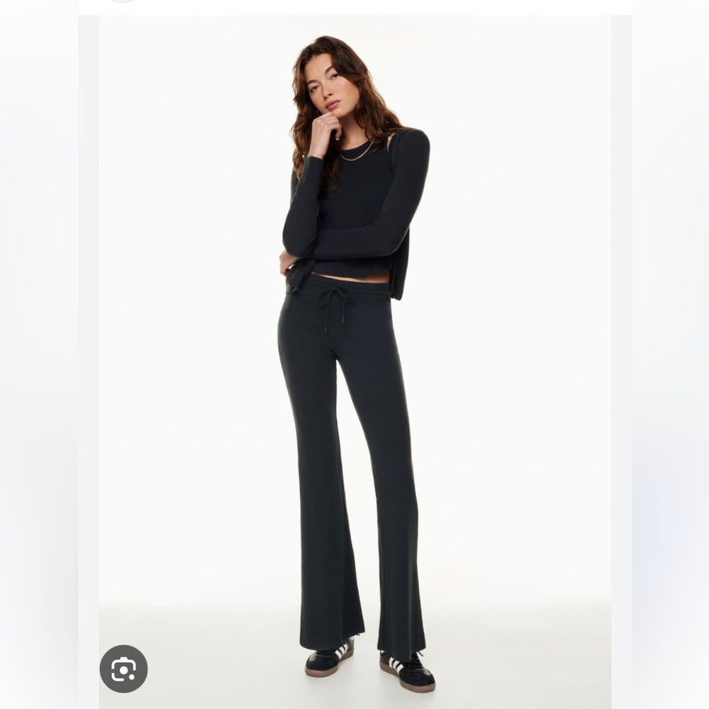 Sunday Best Charcoal Grey baby waffle pant